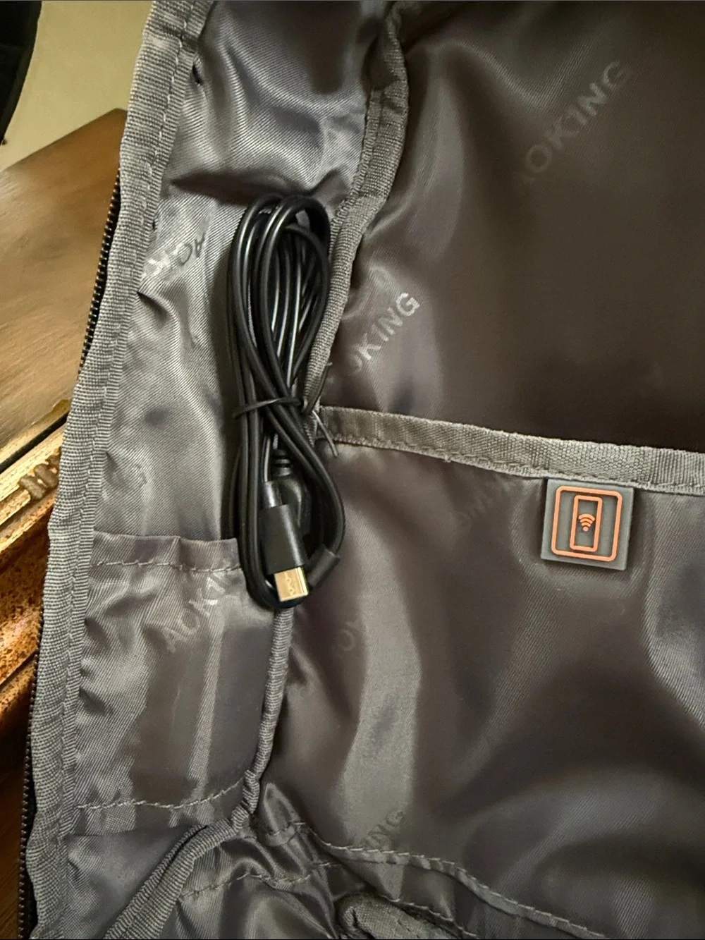 New without tag. Black Men’s Sling AOKING Backpack — Everyday Crossbody Carry.